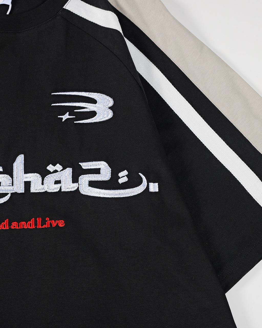 Retro versatile loose short sleeves