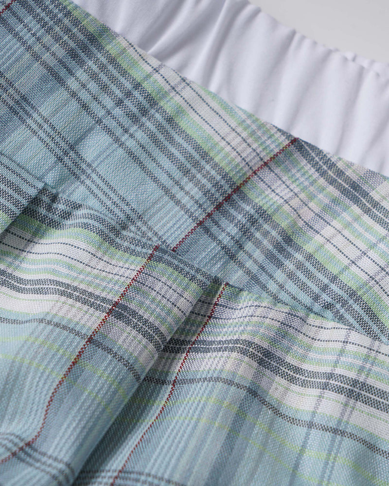 플레드 캐주얼 반바지