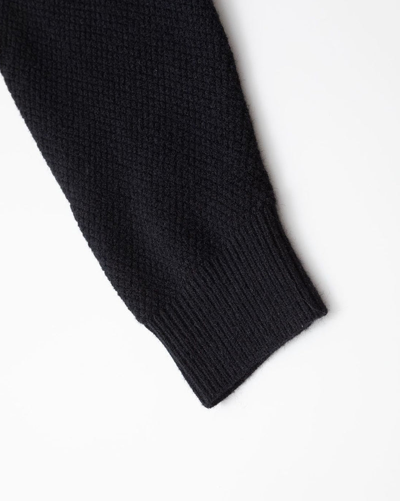 Retro colorblock thickened sweater