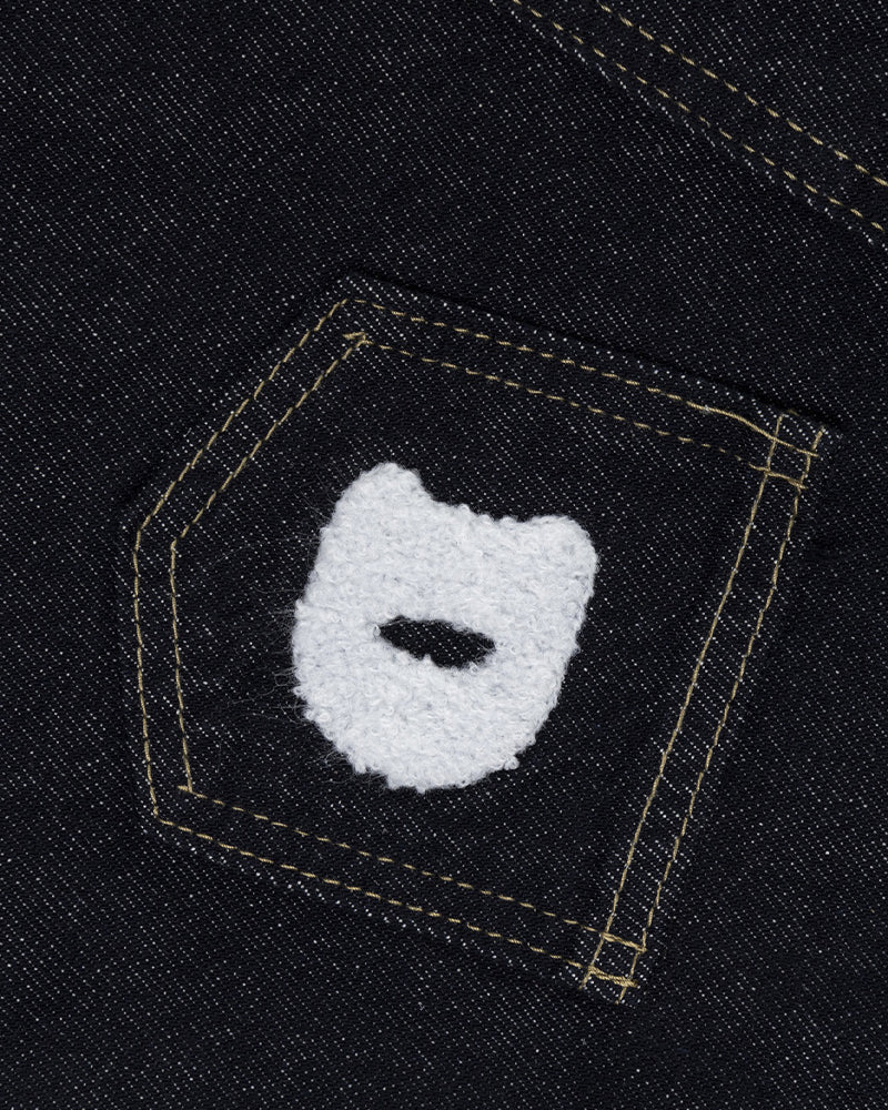 カジュアルなストレートレッグクロップドジーンズ