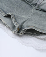 심플한 데님 스커트