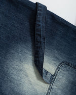 Washed, Distressed Short-Sleeve Shirt