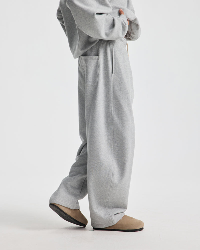 430g Fleece-Lined Loose Sweatpants