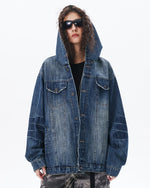 Washed denim jacket