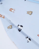 面白い子犬のフード付きスウェットシャツ