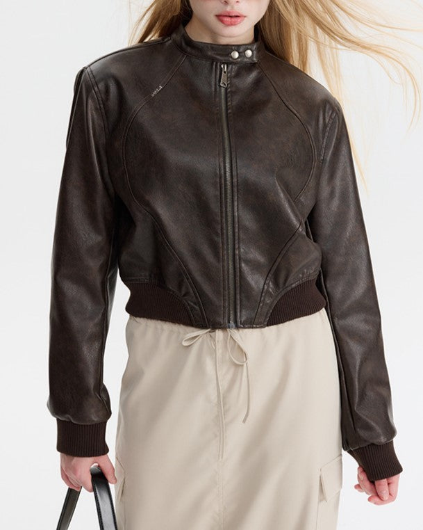 ショートレザージャケット