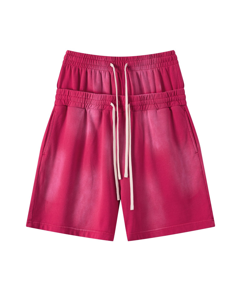320g Double-waistband Bermuda shorts