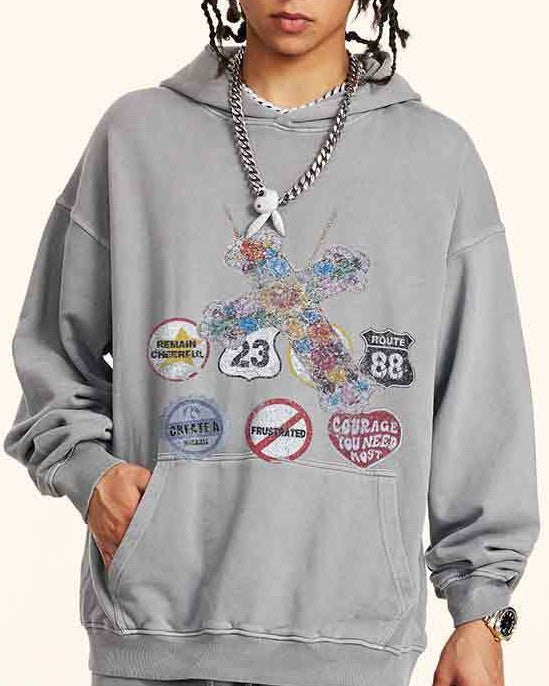 バッジパーカー