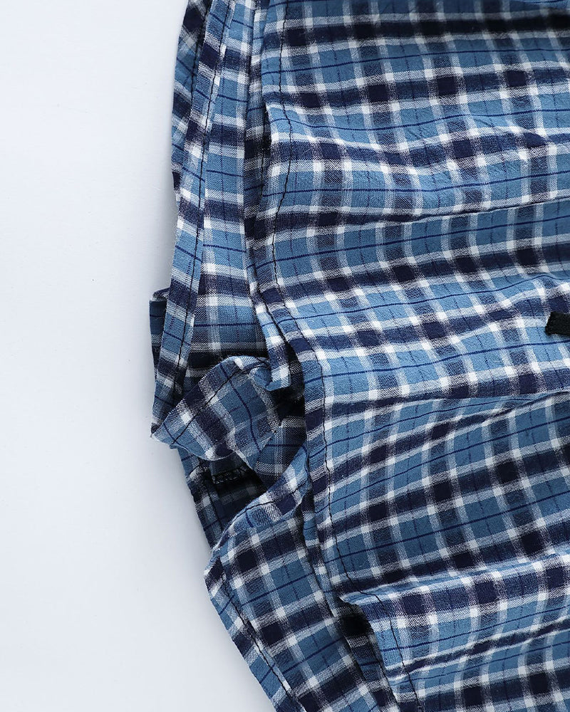 레트로 플레드 스커트