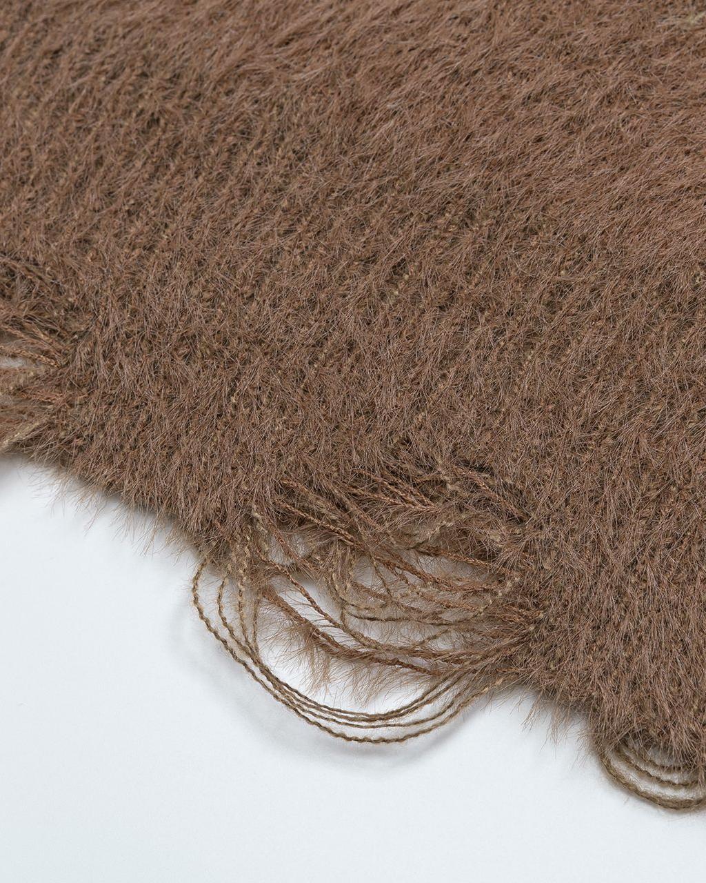 グラデーションクルーネックセーター