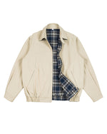 パッチワークのリバーシブルワークジャケット