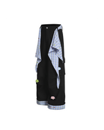 カジュアルな花柄ワイドレッグパンツ