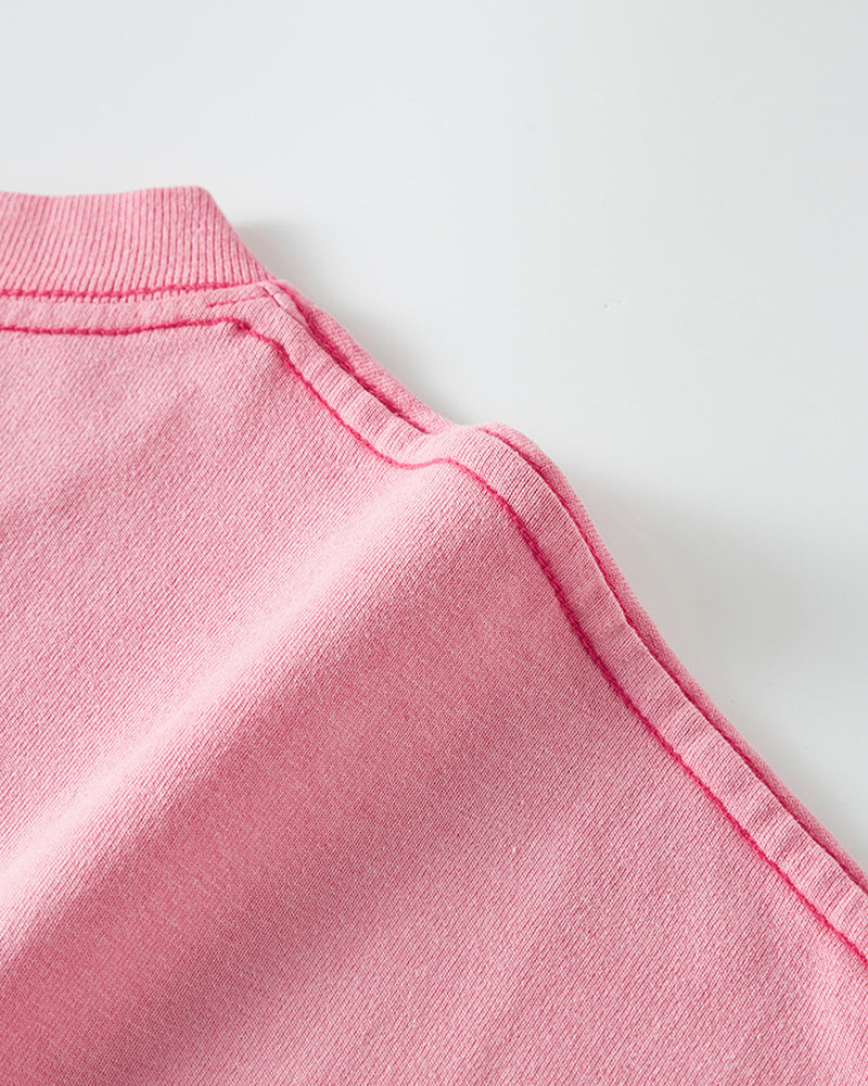 260g Gradient Retro Short-Sleeve Shirt