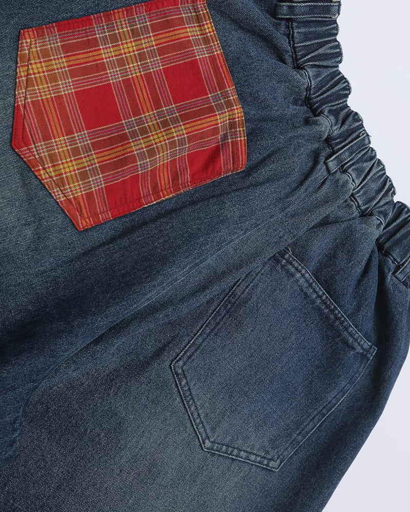 楽しい刺繍ジーンズ