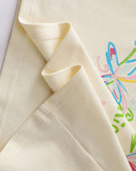 Fun pattern short sleeves