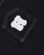 カジュアルなストレートレッグクロップドジーンズ