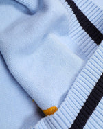 재미있는 패턴 풀오버 스웨터