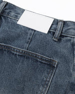 カジュアルなステッチストレートショートパンツ