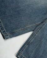 レトロなオールマッチデニムショートパンツ