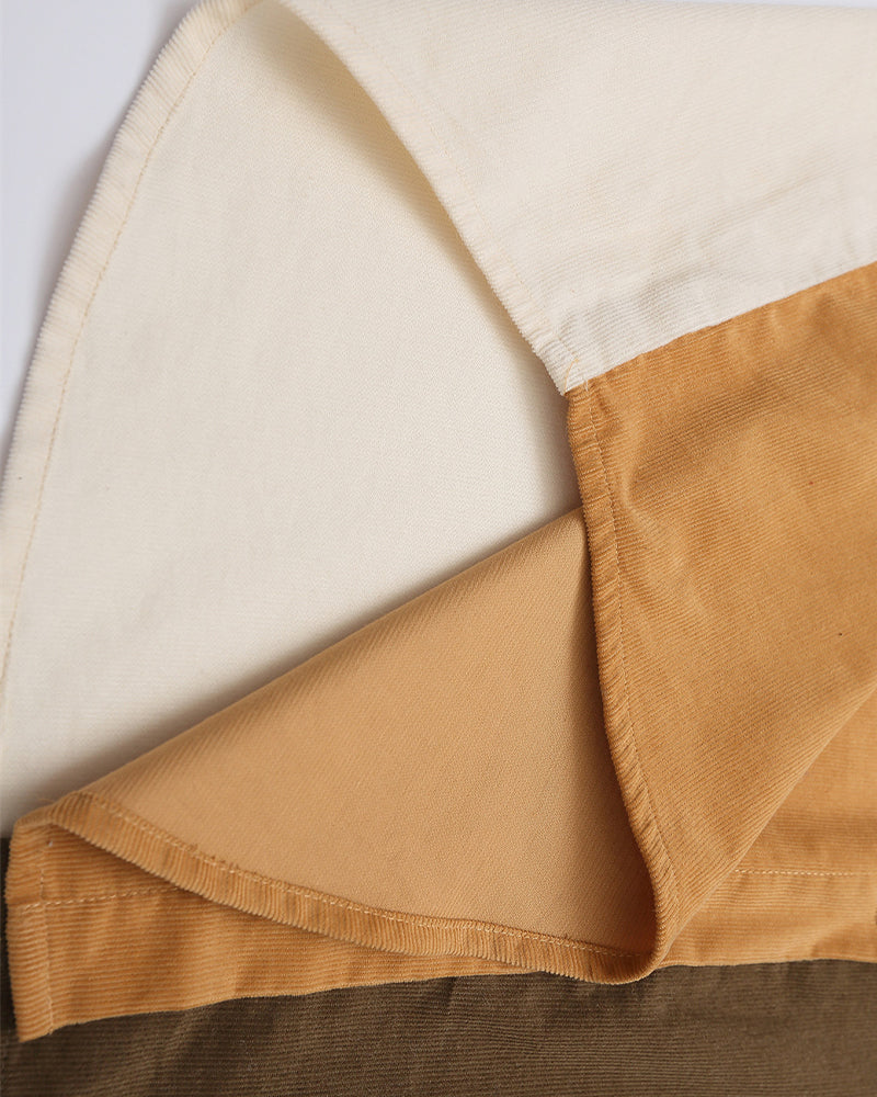 カラーブロック パピー 半袖シャツ