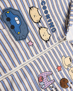 Fun cartoon striped jacket