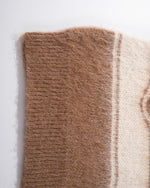 Contrast Stripe Crewneck Sweater