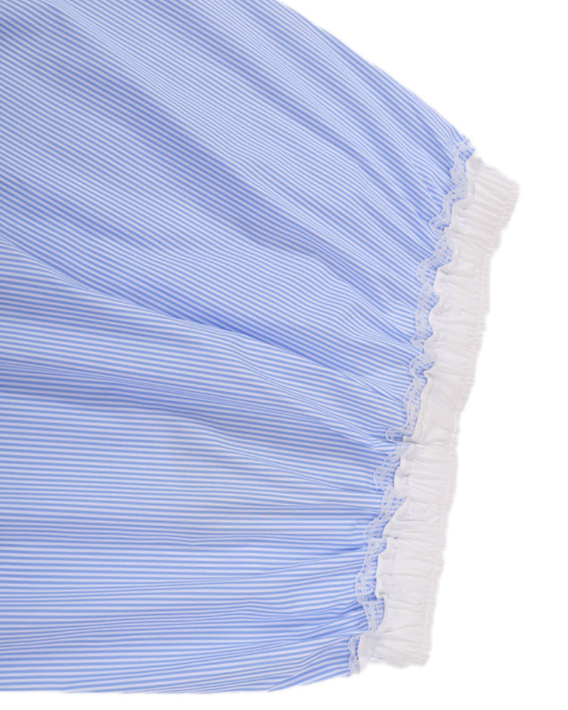 스트라이프 캐주얼 바지