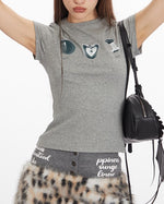 Apple crew neck short sleeves