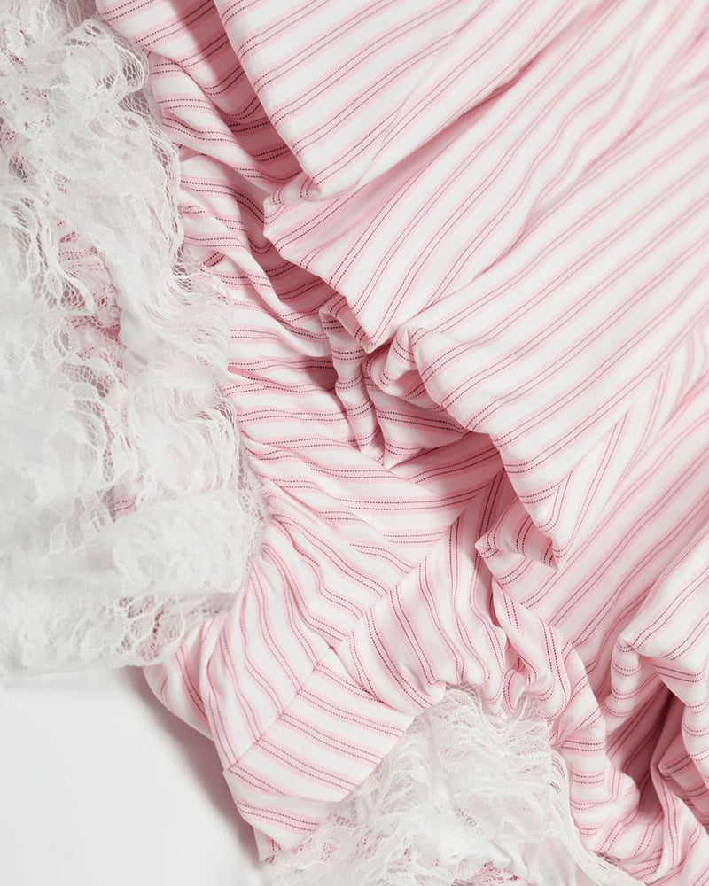 스트라이프 캐주얼 반바지