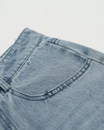 Loose washed jeans