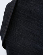 Embroidered Short-Sleeve Denim Shirt