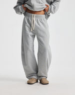 430g Fleece-Lined Loose Sweatpants