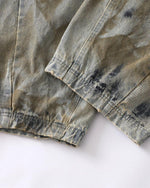 Heavy duty wide-leg jeans