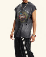 グラデーションウォッシュベスト