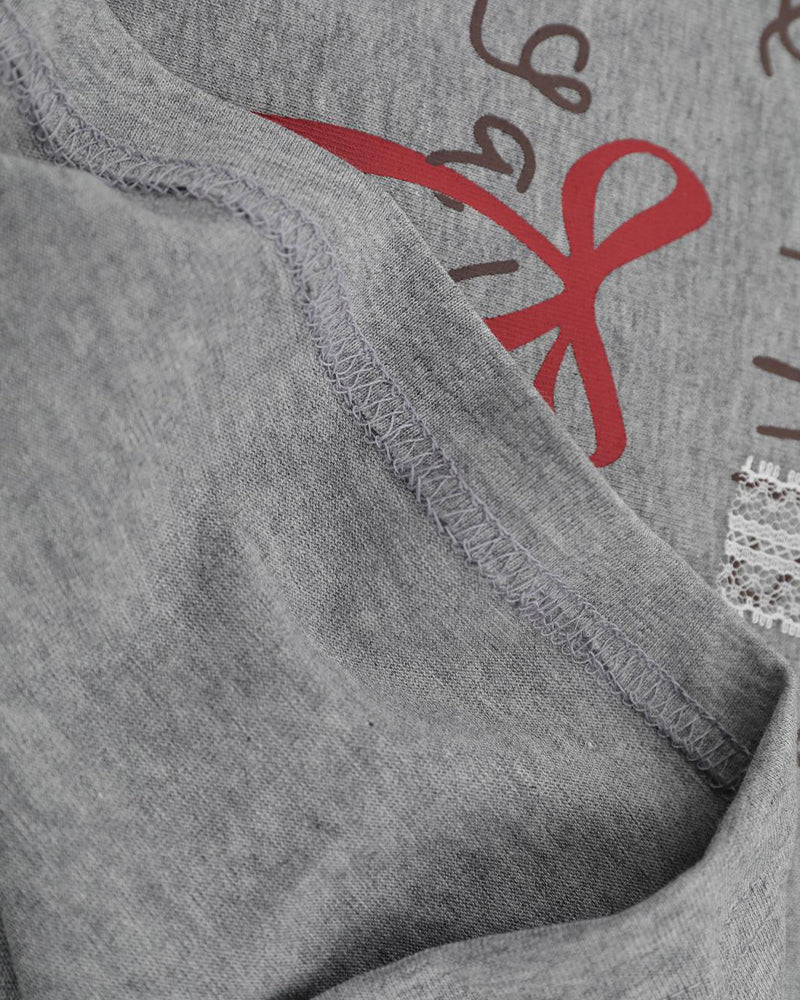 犬のリボン半袖