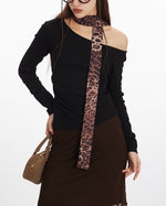 スカーフカラーギャルトップス