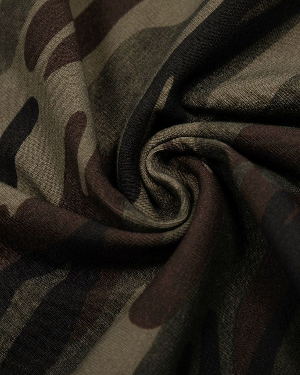 Retro simple camouflage short sleeve