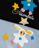 Cartoon fake two-piece sweatshirt