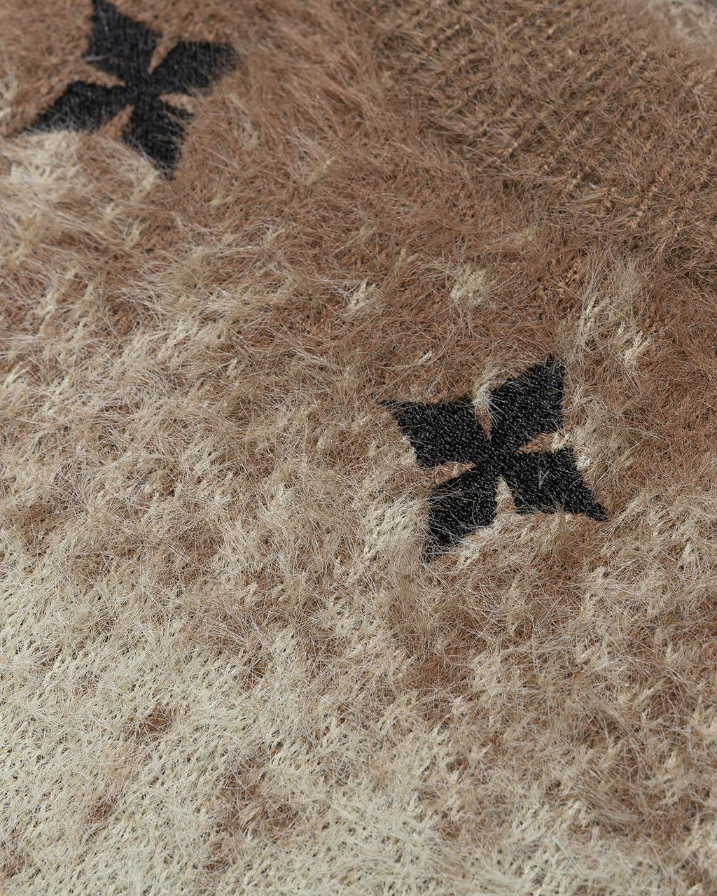 グラデーションクルーネックセーター