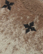 グラデーションクルーネックセーター