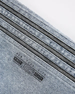 Simple and versatile striped denim trousers