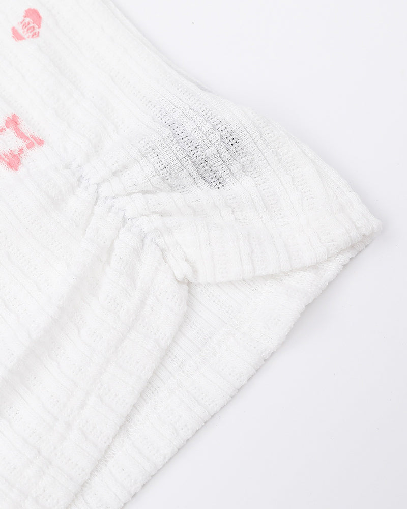 リボンカジュアル長袖