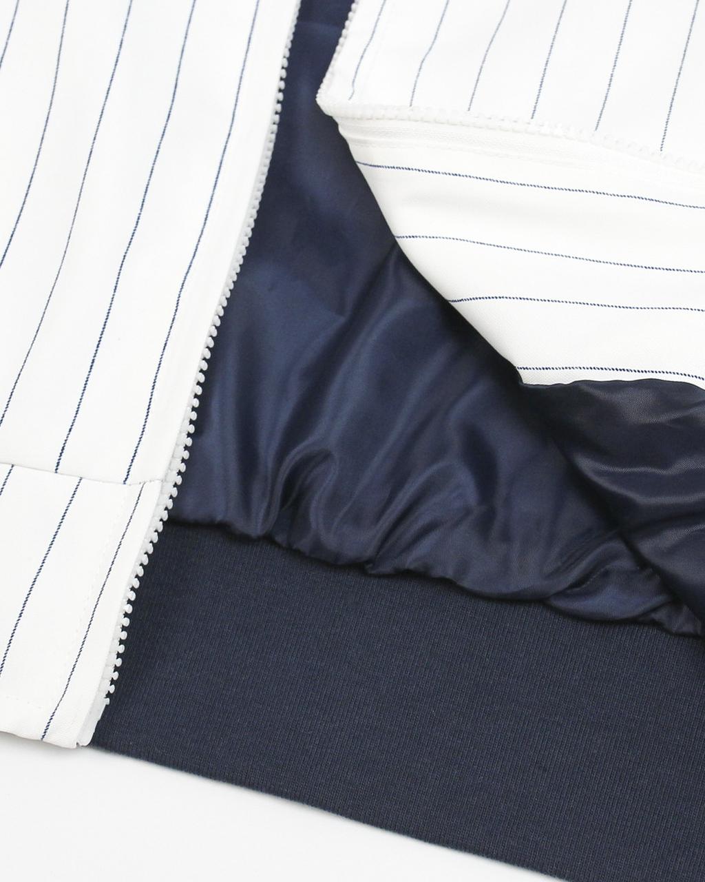 レトロなシンプルなカラーブロッキングジャケット