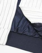 レトロなシンプルなカラーブロッキングジャケット