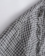 レトロチェック柄半袖シャツ