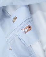 面白い子犬のフード付きスウェットシャツ