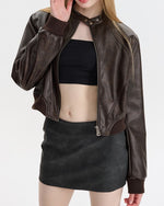 ショートレザージャケット