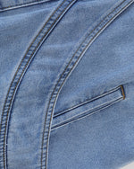 ウォッシュ加工スタンドカラージャケット