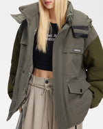 ヴィンテージのゆったりとしたコットンジャケット