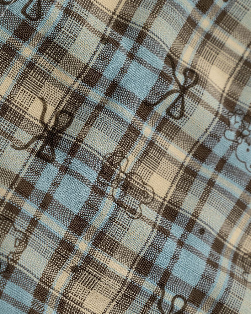 Plaid simple skirt